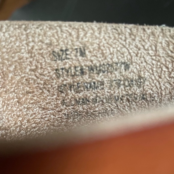 Cognac Sandals Wedges - Picture 6 of 6